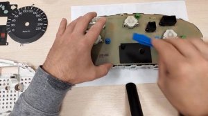 Ремонт комбинации приборов, Hyundai Getz рестайл. Лечим неисправность ДУТ, с помощью паяльника