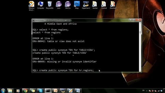 ORACLE SQL 43: Synonym смотреть онлайн
