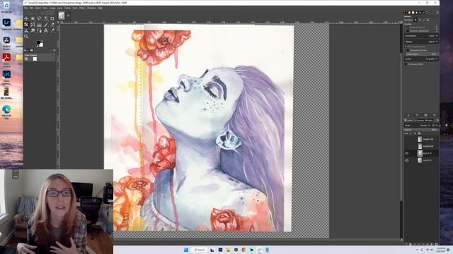 How To Scan Art That Is TOO BIG!! ? 100% Free No Photoshop - Scan Large Art With Small Scanner