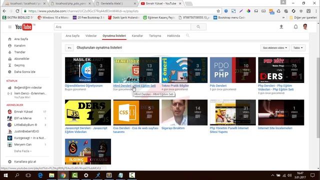 83-Php Dersleri - Bölüm 07- Pdo Yönetim Panelli Porto Firma Scripti Mysql veri çekme-01 смотреть онлайн