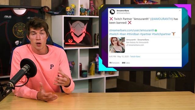 Amouranth Explains How to Avoid Twitch Ban and THEN Gets Banned смотреть онлайн