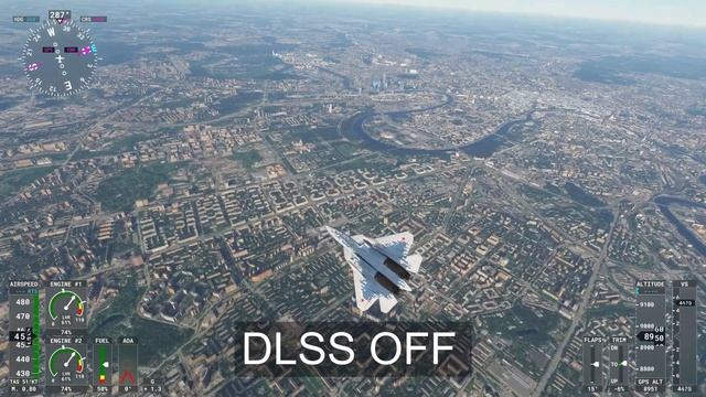 MSFS2020: Тестирование влияния DLSS 3.0 на рендер.