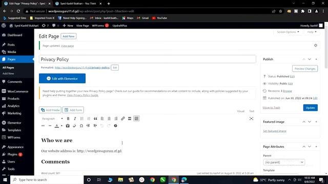 How to Create Private Policy I Terms & Conditions Page in WordPress смотреть онлайн
