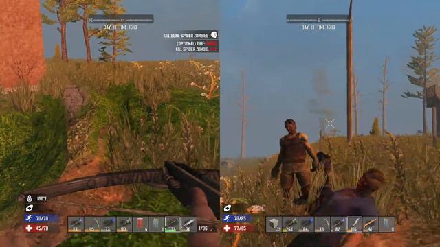 7 Days to Die - Days 18 - 20 NAVEZGAME - Split screen Co-op - 1080p 60fps - No commentary смотреть онлайн