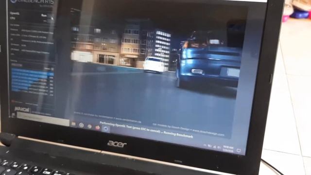 Cinebench R15 Run OpenGL Amd Ryzen 3 2200U Vega 3 8GB RAM смотреть онлайн