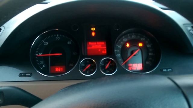 VW Passat B6 BKP TDI Cold Start 0℃ смотреть онлайн