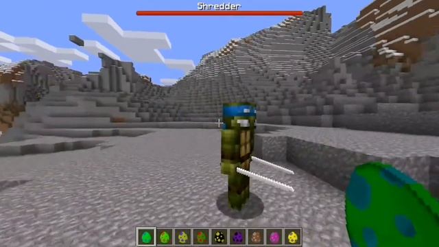 МОД НА ЧЕРЕПАШЕК НИНДЗЯ В МАЙНКРАФТ смотреть онлайн