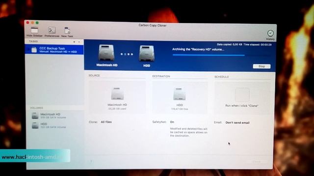 Как клонировать HDD Hackintosh Clover - HDD to SSD Mac OS X Carbon Copy Cloner смотреть онлайн