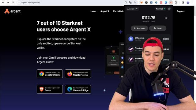 Starknet: кошелек для хранения + потенциальный АИРДРОП смотреть онлайн