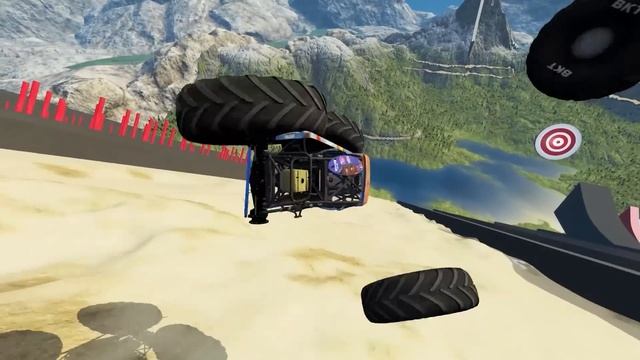 Monster Truck Madness #11 | Long Jumps And Crashes | BeamNG Drive - Griff's Garage