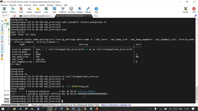 WAL Archiving in PostgreSQL смотреть онлайн