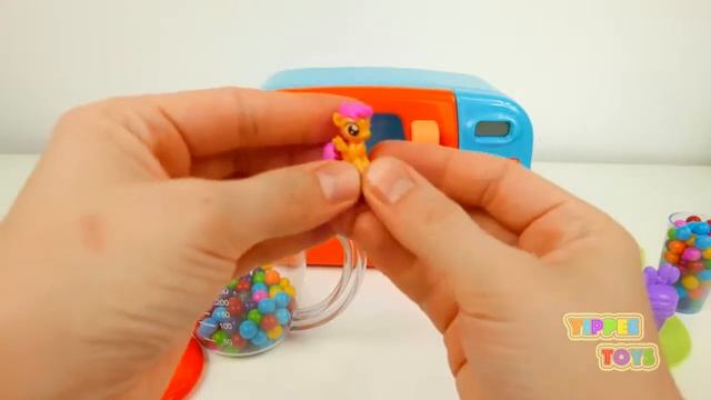 Microwave and Blender Just Like Home Kitchen Toy Appliances and Surprise Eggs for Kids смотреть онлайн