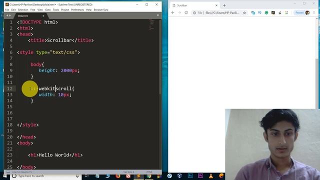 Design/ Customize Scroll Bar Using CSS - CSS Tutorials смотреть онлайн