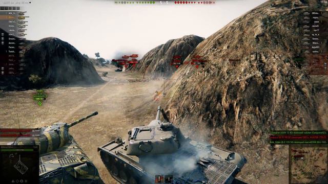 Holding Of Half The Enemy Team In T54E1 on El Halluf 3.5k Damage (World Of Tanks) смотреть онлайн