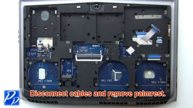 Dell Alienware 18 (P19E001) Logo Circuit Board How-To Video Tutorial смотреть онлайн