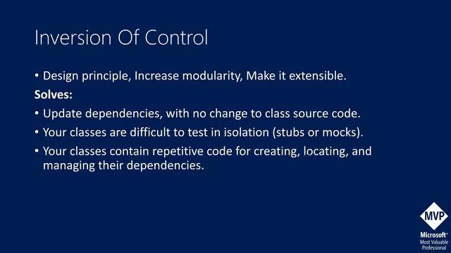 Dependency Injection Course Lesson 1 - Inversion of Control (Arabic) смотреть онлайн