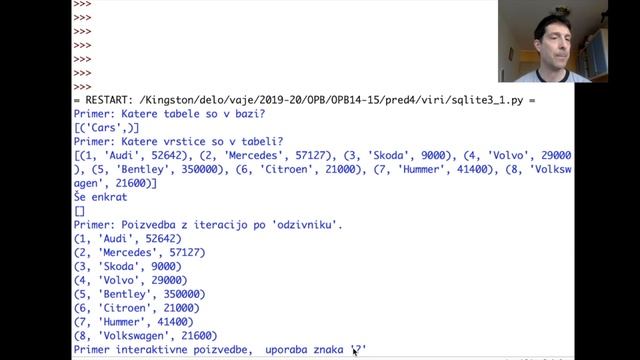 OPB - 20 - Priklop na Sqlite s Pyhtonom смотреть онлайн