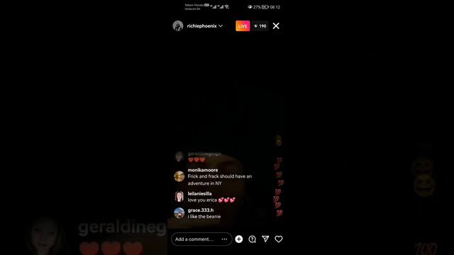 from Erika live IG (sorry there is a problem with the sound) смотреть онлайн