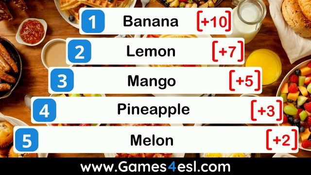 Top 5 Quiz - Food смотреть онлайн