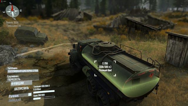 Прохождение ➣ Карта Болото # 1. Мощь и сила СССР: УРАЛ-375 #MudRunner #Spintires смотреть онлайн