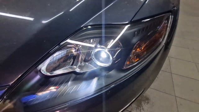 Ford Mondeo. Установка бидиодных двухчиповых линз Aozoom A4+, Восстановление стёкол, окрас масок. смотреть онлайн
