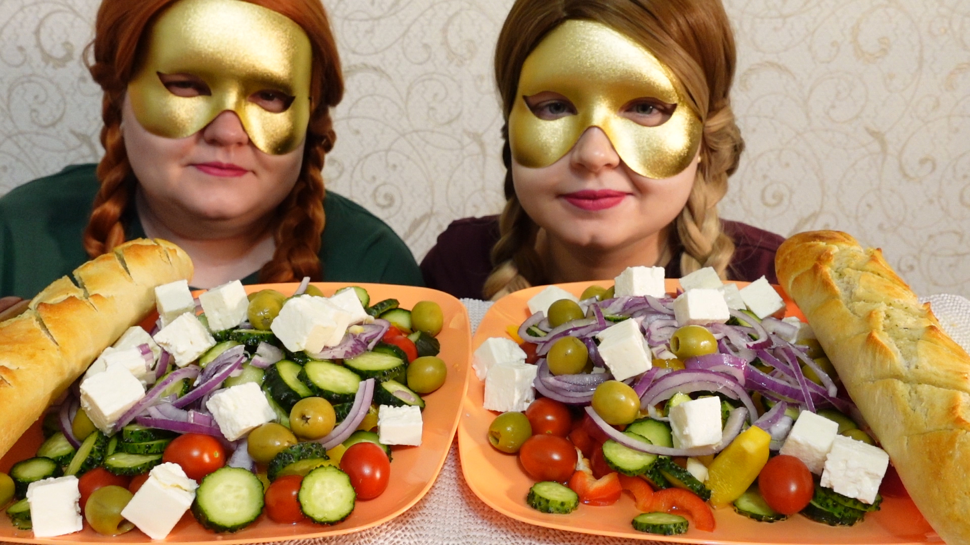 ASMR MUKBANG Греческий Салат ASMR Greek Salad Eating Sounds No Talking Звуки Еды Мукбанг не Болталка смотреть онлайн