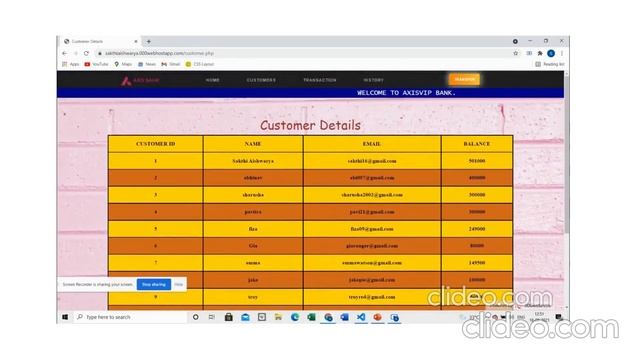 Task #1 | Basic Banking System | Sparks Foundation | GRIP смотреть онлайн