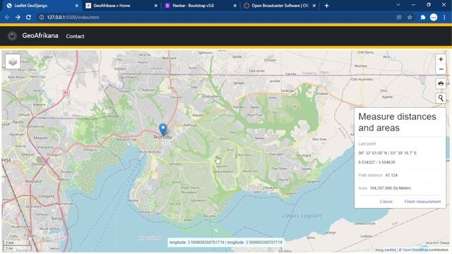 Demo of Web Mapping with Leaftlet Js смотреть онлайн