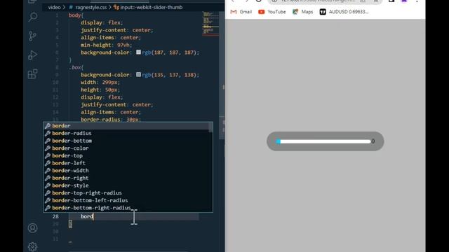 How to make range sliger html in css |How to make range | css range | range html css and javascript смотреть онлайн