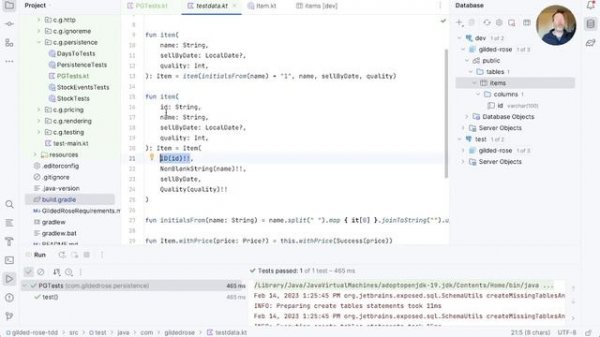 PostgreSQL and Exposed - Kotlin database access