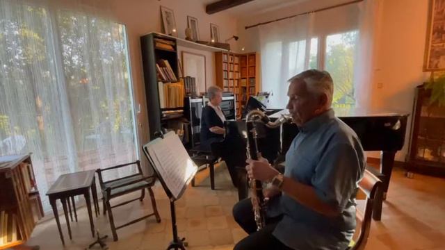 " La prima volta " Clarinette basse et piano Clarinetto basso e pianoforte bass clarinet and pian смотреть онлайн