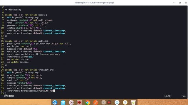 GOLANG REST API COM POSTGRESQL - PARTE 2 - MODELAGEM DO BANCO DE DADOS (POSTGRESQL) смотреть онлайн