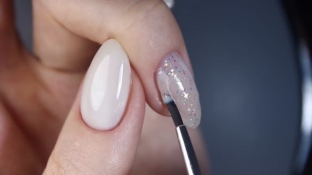 Модный маникюр 2017 с 3D инкрустацией и стразами Crystal Pixie. Дизайн ногтей F.O.X Термо Топ. смотреть онлайн