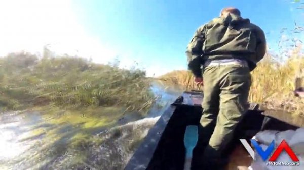 мотор болотоход  WRM-15 (первые испытания)