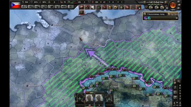 Захват мира за Чехословакию (часть №1) в игре Hoi4