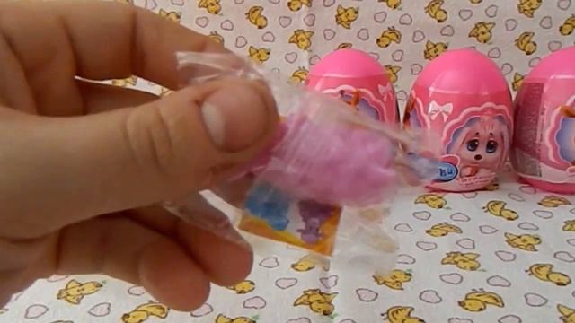 Egg with a surprise.Открываем яйцо с сюрпризом.Лапусики. смотреть онлайн