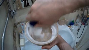 Как взбить пену из мыла для бритья.