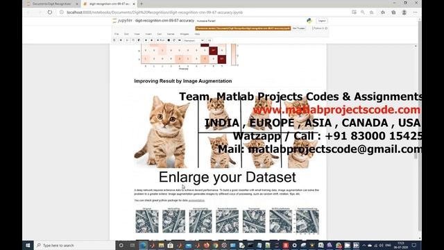 Handwritten Digit Recognition (MNIST Dataset) using CNN python project Watzapp: +91 83000 15425 смотреть онлайн