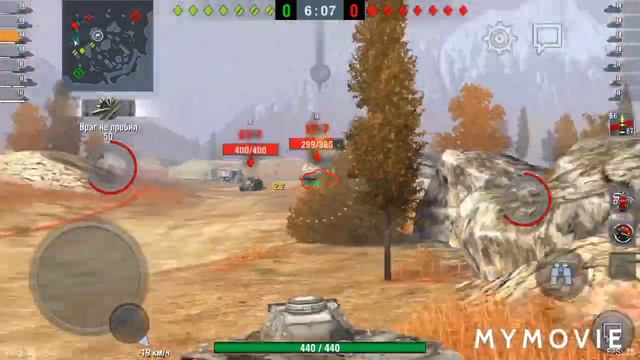 World of Tanks Blitz немецкий танк Pz.3 смотреть онлайн