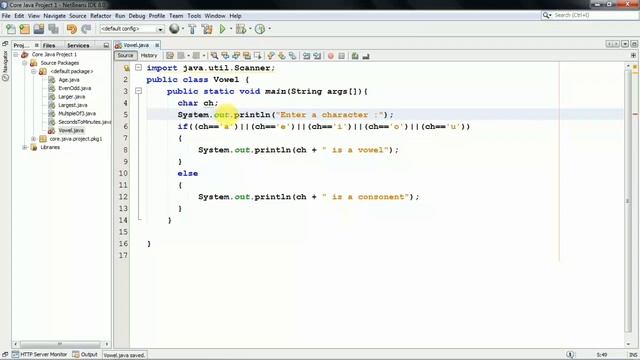 13 - Vowel - How to Input A character in Java - Scanner Class - User Defined смотреть онлайн