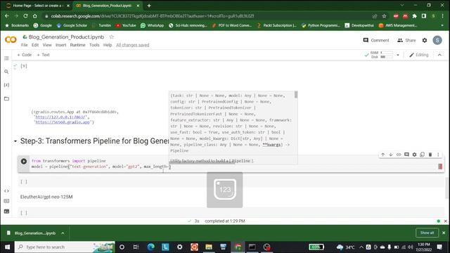 Develop AI-Based Blog Generation Website in 10 Minutes with GPT-2 & Hugging Face | Project # 2 смотреть онлайн