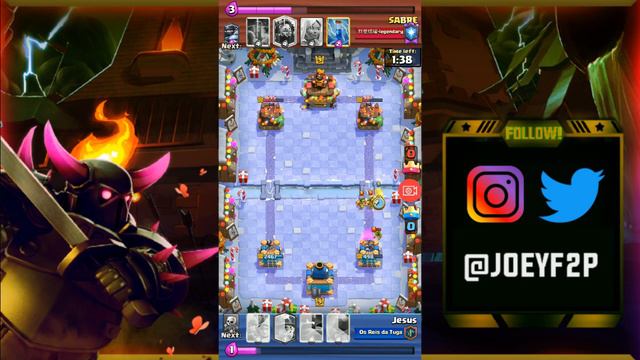 3 Musketeers 12 Win Grand Challenge Gameplay l feat.Jesus l Clash Royale Season 6 смотреть онлайн