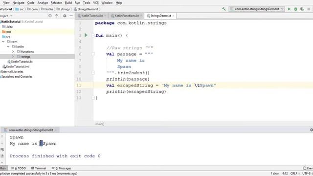 5. Kotlin Strings смотреть онлайн