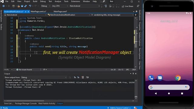 Xamarin / Background Notification смотреть онлайн