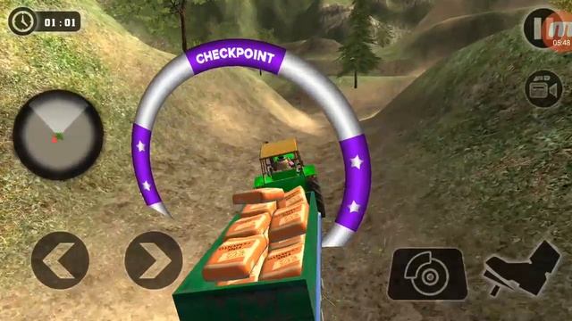 Offroad Tractor Farmer Simulator 2018: Cargo Drive - by Game Bunkers | Android Gameplay | смотреть онлайн