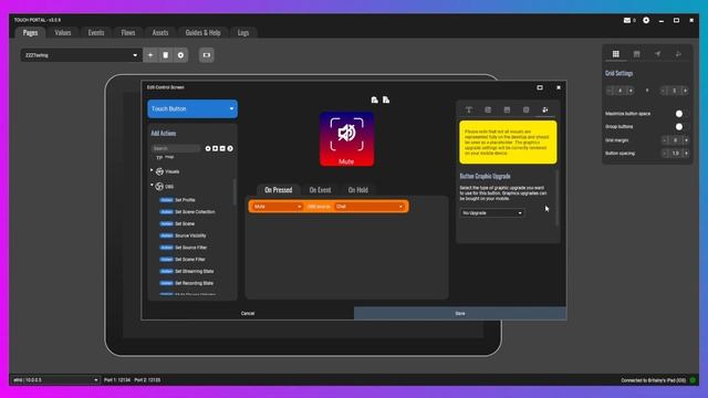 Touch Portal Tutorial - Setup and Buttons смотреть онлайн