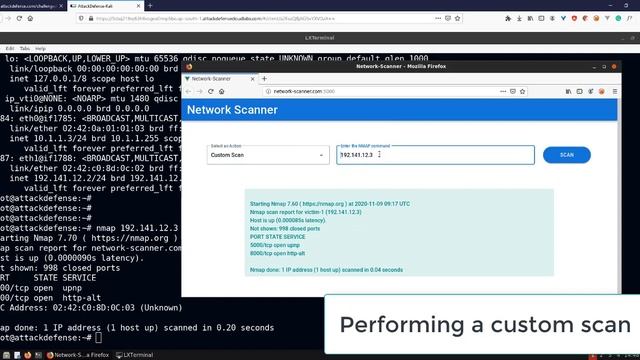 OWASP Top 10: SPA: Vulnerable Network Scanner - Command Injection смотреть онлайн