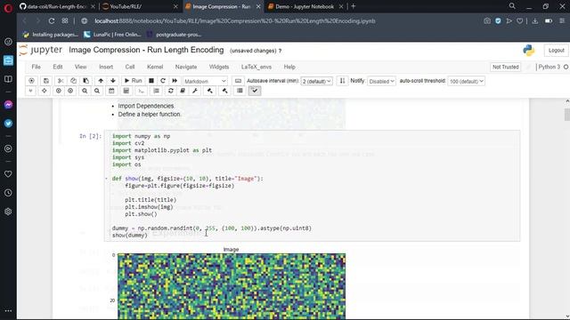Image Encoding: Run Length Encoding in Python смотреть онлайн