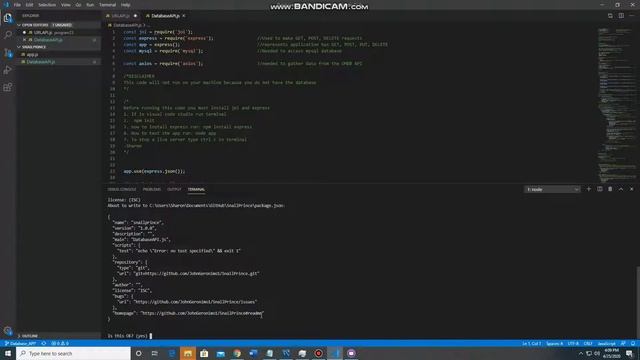 Final Part of Setting up MYSQL: Finishing the table and connecting MYSQL to Node.JS смотреть онлайн