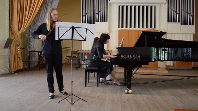0лена Морозова Соната для скрипки и фортепиано / Olena Morozova Sonate for violin & piano смотреть онлайн